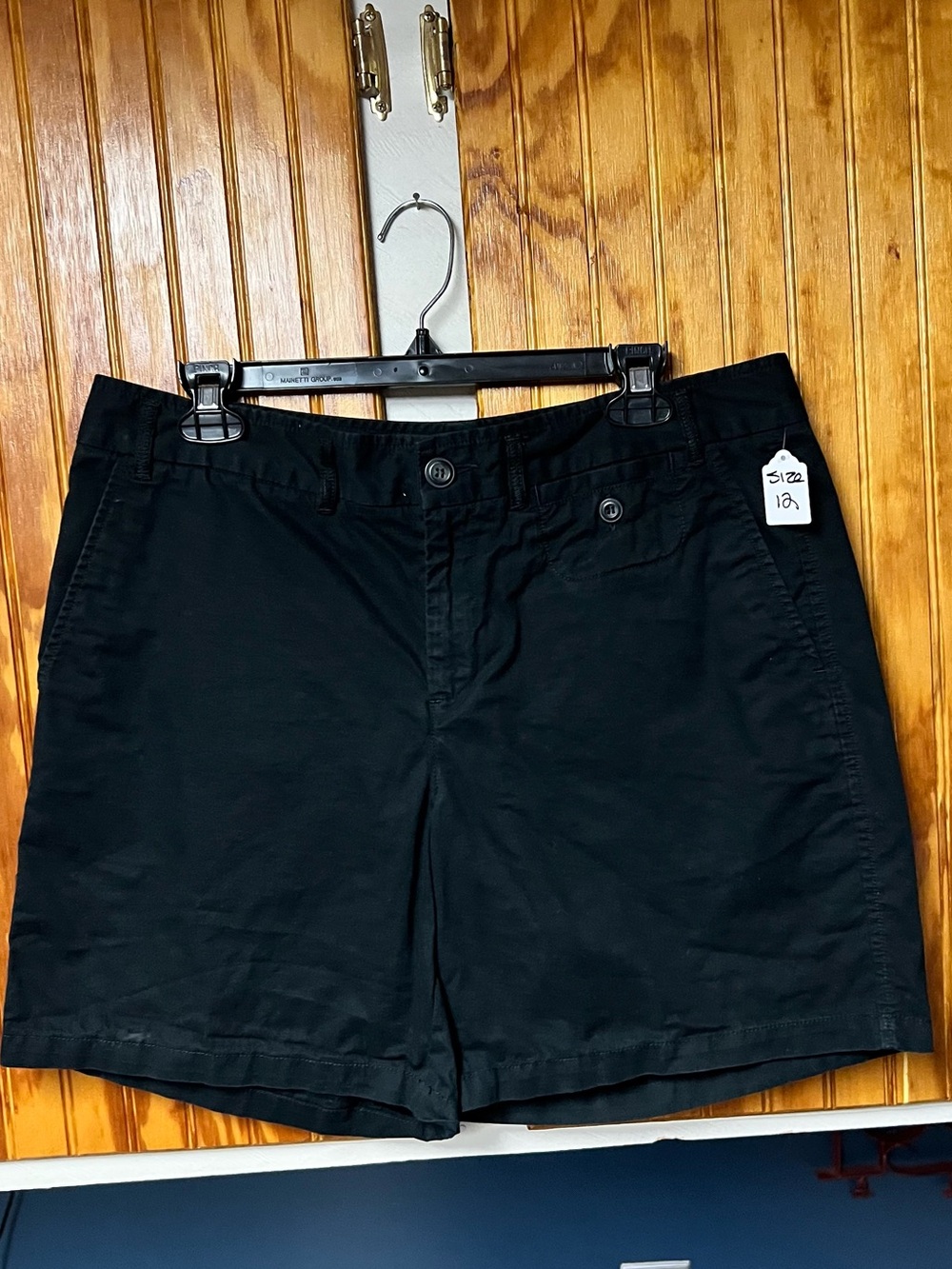 Dockers Classic Black Cotton Shorts size 12